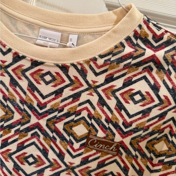 Cinch Geometric Aztec Patterned Sweatshirt - Picture 2 of 3